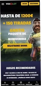 Winolot móvil pantalla 1